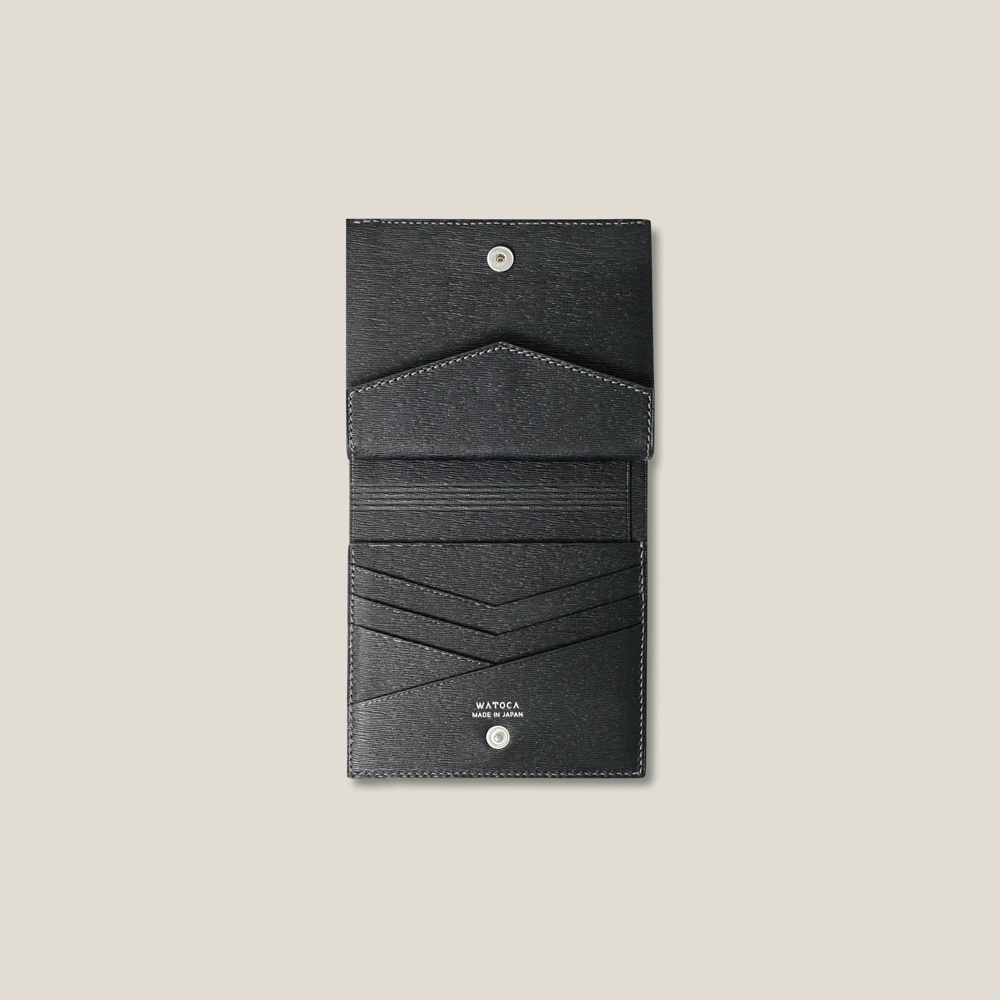 わとか コンパクトウォレット キモノ KIMONO / KARASUBAVレザー product-image-compact-wallet-