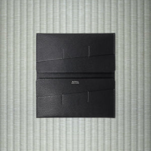 スリムロングウォレット TSUTSUMI / KARASUBAレザー (総牛革)