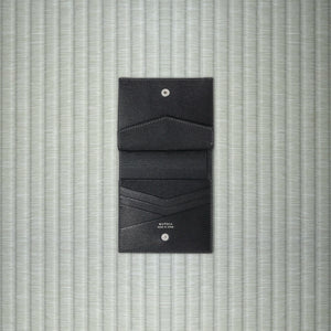 コンパクトウォレット KIMONO / KARASUBAレザー (総牛革)