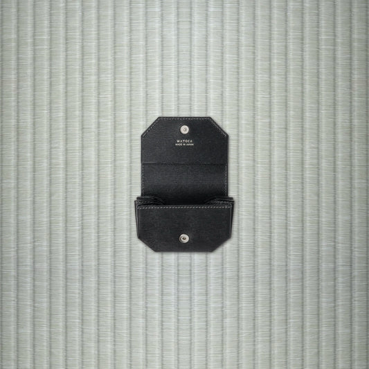 ミニキャッシュウォレット TEORI / KARASUBAレザー (総牛革)
