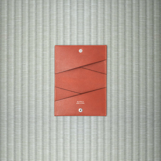 スリムカードホルダー KIMONO / BENIGARAレザー (総牛革)