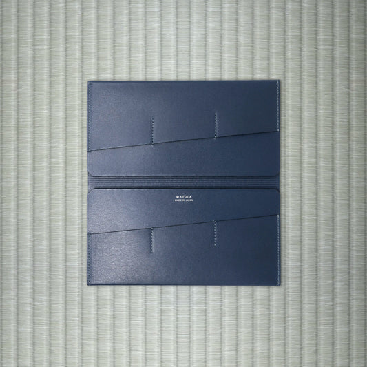 スリムロングウォレット TSUTSUMI / SAZANAMIレザー (総牛革)