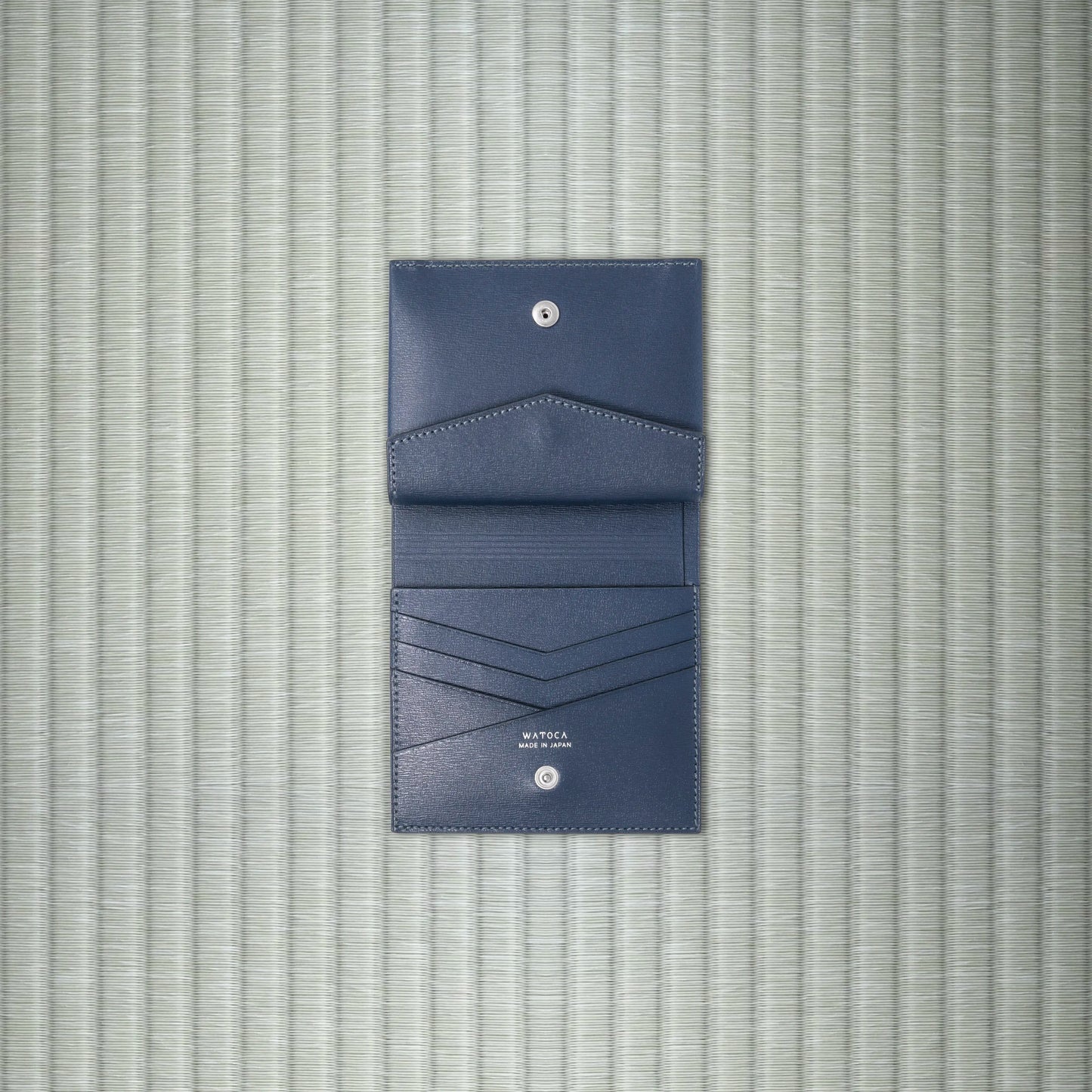 コンパクトウォレット KIMONO / SAZANAMIレザー (総牛革)